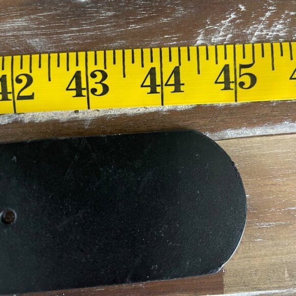 Coldwater Creek Womens Genuine Leather Belt Size L Black Embroidered Western Boh - Picture 4 of 11